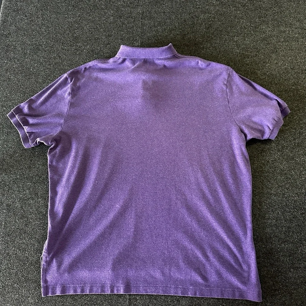 Ralph Lauren Polo Shirt Mens XL Purple Short Sleeve‎ Classic Fit Cotton